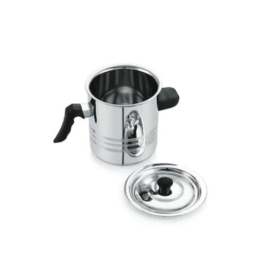 Oala lapte FOXMAG24, capacitate 2.5l, pereti dubli, avertizare sonora, cu capac