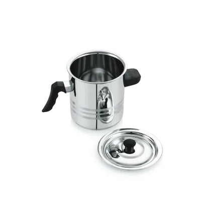 Oala lapte FOXMAG24, capacitate 2.5l, pereti dubli, avertizare sonora, cu capac