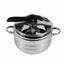 Oala sub presiune inox 5L cu capac si manere ergonomice, diametru 20 cm