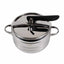 Oala sub presiune inox 5L cu capac si manere ergonomice, diametru 20 cm
