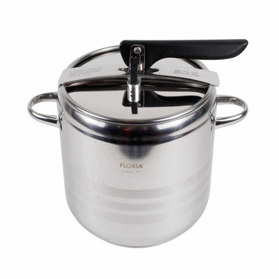 Oala sub presiune inox, capac cu maner ergonomic, 7L, baza 3 straturi