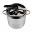 Oala sub presiune inox cu capac 14L, baza triplu strat pentru inductie