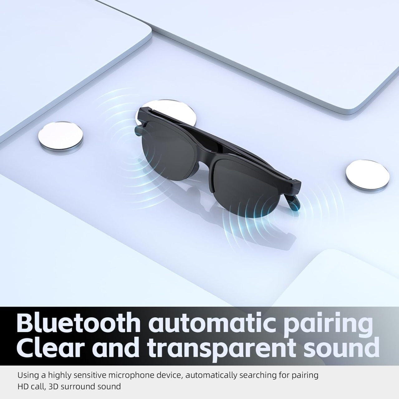 Ochelari de soare Smart, cu audio Bluetooth, XG88, 5 ore timp de ascultare, 10-15m distanta