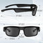 Ochelari de soare Smart, cu lentile polarizate UV400, microfon si difuzoare integrate, Bluetooth 5.3