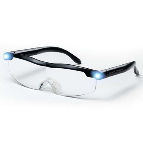 Ochelari FOXMAG24, cu lentila tip lupa, pentru marire, cu doua leduri pentru iluminat, cu baterii