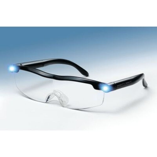Ochelari FOXMAG24, cu lentila tip lupa, pentru marire, cu doua leduri pentru iluminat, cu baterii