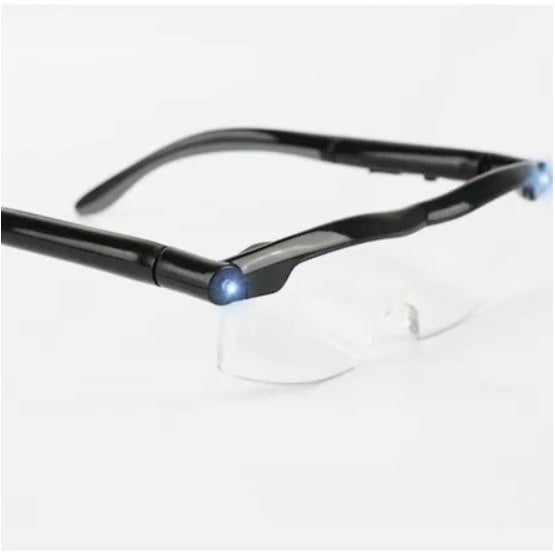 Ochelari FOXMAG24 cu lupa si led, marire 160%, reincarcabili cu usb, unisex