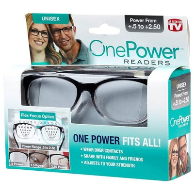Ochelari pentru citit cu dioptrii variabile FOXMAG24®, 0.5/+2.5