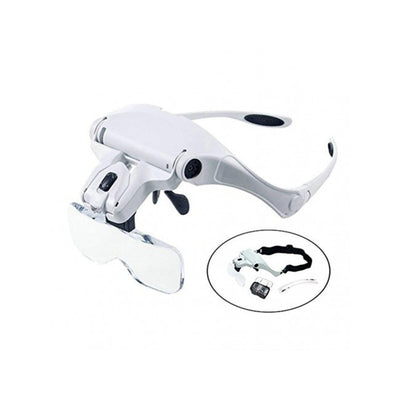 Ochelari tip cozoroc cu lupa si doua lampi iluminare Led 9892B2-EDY®