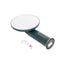 Oglinda make-up cu LED si touch, intensitate reglabila, rotativa, 19 cm, verde