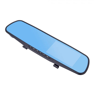 Oglinda retrovizoare cu camera video FOXMAG24® DVR fata-spate , Full HD, ecran 4.3 inch