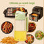 Oliviera 2 in 1, din sticla, cu maner din plastic, capacitate 600ml, cu stropire si pulverizare, transparent/verde