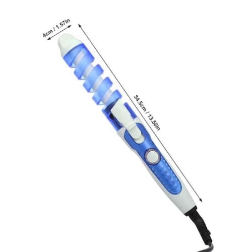 Ondulator ceramic FOXMAG24, pentru bucle, design ergonomic, albastru