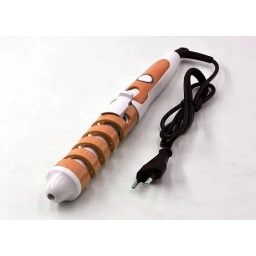 Ondulator ceramic FOXMAG24, pentru bucle, design ergonomic, portocaliu