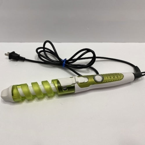 Ondulator ceramic FOXMAG24, pentru bucle, design ergonomic, verde