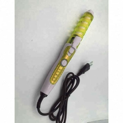 Ondulator ceramic FOXMAG24, pentru bucle, design ergonomic, verde