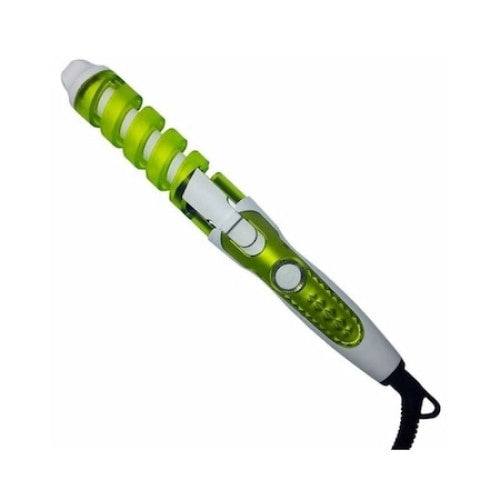 Ondulator ceramic FOXMAG24, pentru bucle, design ergonomic, verde