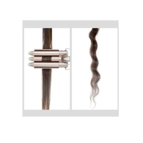 Ondulator FOXMAG24 profesional cu 3 elementi ceramice, incalzire 28 secunde