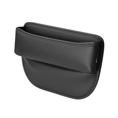 Organizator auto, pentru telefon, chei, dimensiuni 29 x 8 cm + suport fixare 20 cm, din piele ecologica, negru