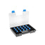 Organizator depozitare 14"" cu capac transparent si maner confortabil, 34.4x24.9x5 cm