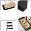 Organizator pentru bijuterii, cu 5 brate, dimensiuni 20 x 10 x 19 cm, din ABS, negru