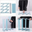 Organizator pentru pantofi, tip raft, in forma de Z, cu 4 rafturi, albastru