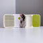 Organizator / suport pentru cutite, cu 2 nivele, pentru 18 cutite, design modern, nu ocupa mult spatiu, gri