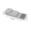 Organizator / suport pentru cutite, cu 2 nivele, pentru 18 cutite, design modern, nu ocupa mult spatiu, gri