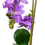 Orhidee 3 fire cu aspect natural in ghiveci auriu, 50 cm inaltime