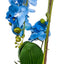 Orhidee 3 fire cu aspect natural in ghiveci auriu, inaltime 50 cm