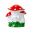 Pachet decor gradina cu ciuperca, buburuza si masinuta din ceramica