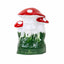 Pachet decor gradina din ceramica cu 2 pitici, 3 ciuperci si buburuza
