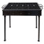 Pachet gratar metalic 50x35cm cu perie sarma si set 3 accesorii gratar