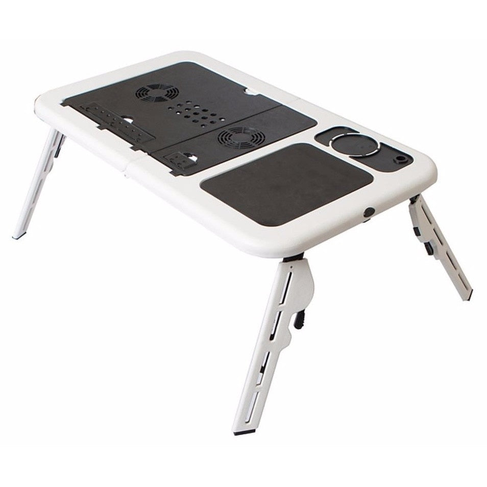 Pachet Masa Laptop GAIA, Multifunctionala, E-Table Cu suport Usb + felinar Camping, GAIA