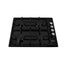 Pachet plita incorporabila gaz 4 arzatoare 50x60 cm cu hota inox 2 motoare 2x95W