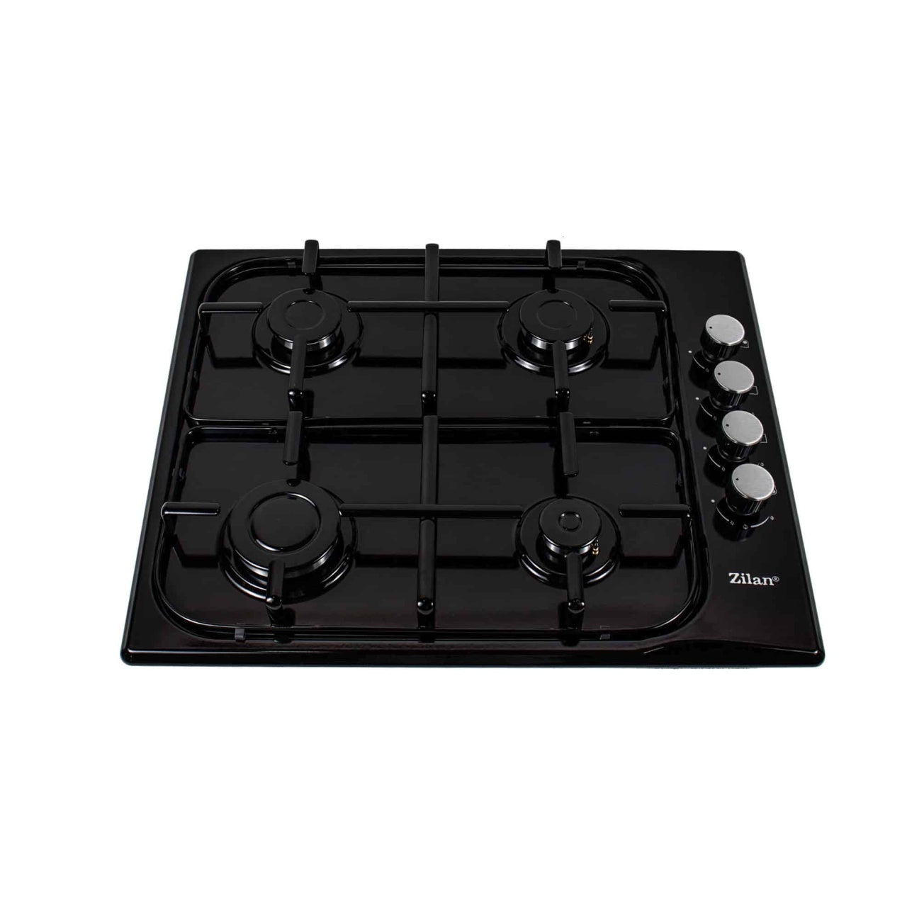 Pachet plita incorporabila gaz 4 arzatoare 50x60 cm si hota perete 2 motoare 190W
