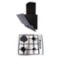 Pachet plita incorporabila gaz 4 arzatoare 60x50x6 cm si hota decorativa 60 cm