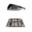 Pachet plita incorporabila inox 50x60 cm gaz + hota perete inox 2 motoare 190W