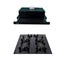 Pachet plita incorporabila sticla 4 arzatoare 52x60x15cm si hota 140W 60x50cm