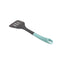 Paleta cu gauri din plastic, maner verde, lungime 33 cm