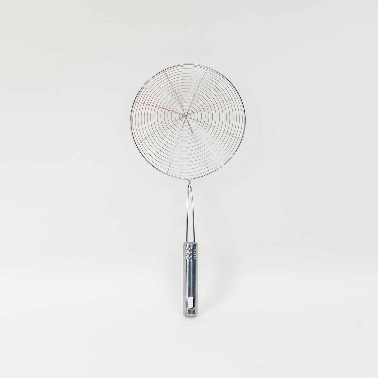Paleta strecuratoare din inox, 36 cm, maner lung si sita adanca
