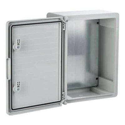 Panou ABS 400x600x200mm cu usa mata, rezistent IP65, culoare alba
