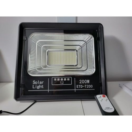 Panou solar cu proiector, FOXMAG24, 200W cu telecomanda