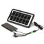 Panou solar portabil, FOXMAG24, putere 3W, dimensiuni reduse, waterproof, cu cablu USB incarcatre smatphone, negru
