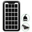 Panou solar portabil, FOXMAG24, putere 3W, dimensiuni reduse, waterproof, cu cablu USB incarcatre smatphone, negru