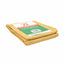 Panza de umbrire triunghiulara 3.6x3.6x3.6m crem, protectie UV 98%