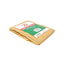 Panza de umbrire triunghiulara 3x3x3m, crem, protectie UV 98%