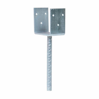 Papuc reazem tip U 100x290x60x4mm pentru suport stalp beton