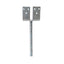 Papuc reazem tip U 80x300x60x4mm suport stalp pentru beton
