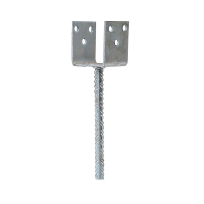 Papuc reazem tip U 80x300x60x4mm suport stalp pentru beton